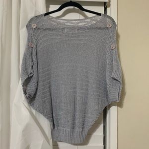 Grey Knit Top